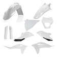 Acerbis GasGas EC250/EC300/250F/350F Full Plastic Kit - White/Black | Powersports Replacement Body Panels for 2021-2023 Models