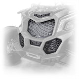 Can-Am X3 5-piece V2 front grill kit – black powder-coated mesh