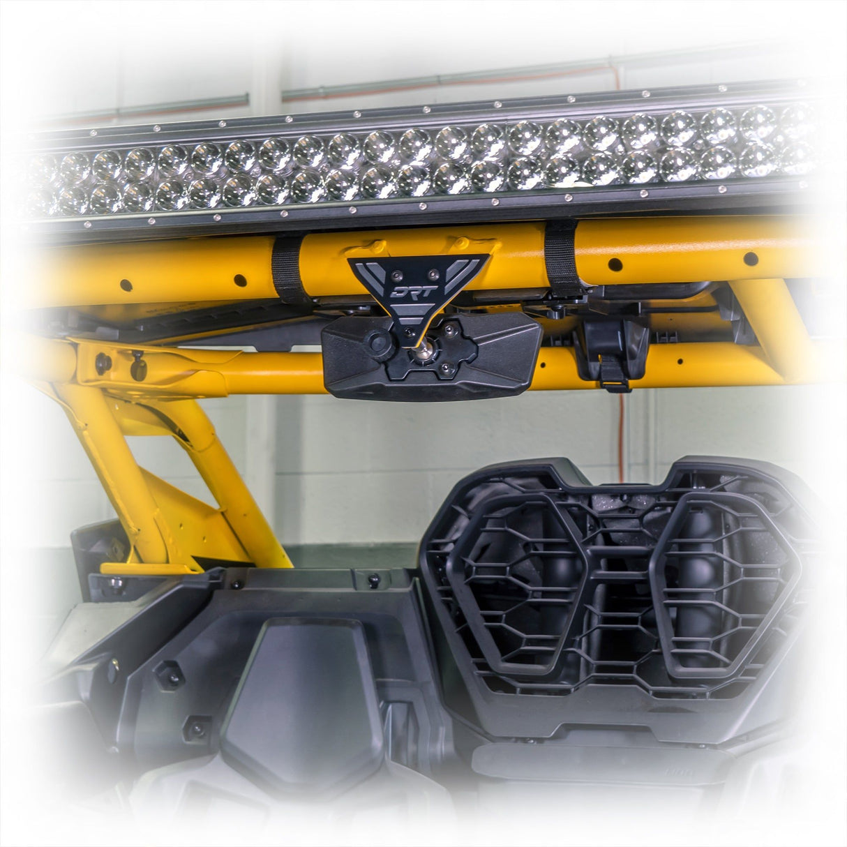 Can Am Maverick X3 / R Center Mirror Tab Cover Plate for OEM Cage | DRT Motorsports