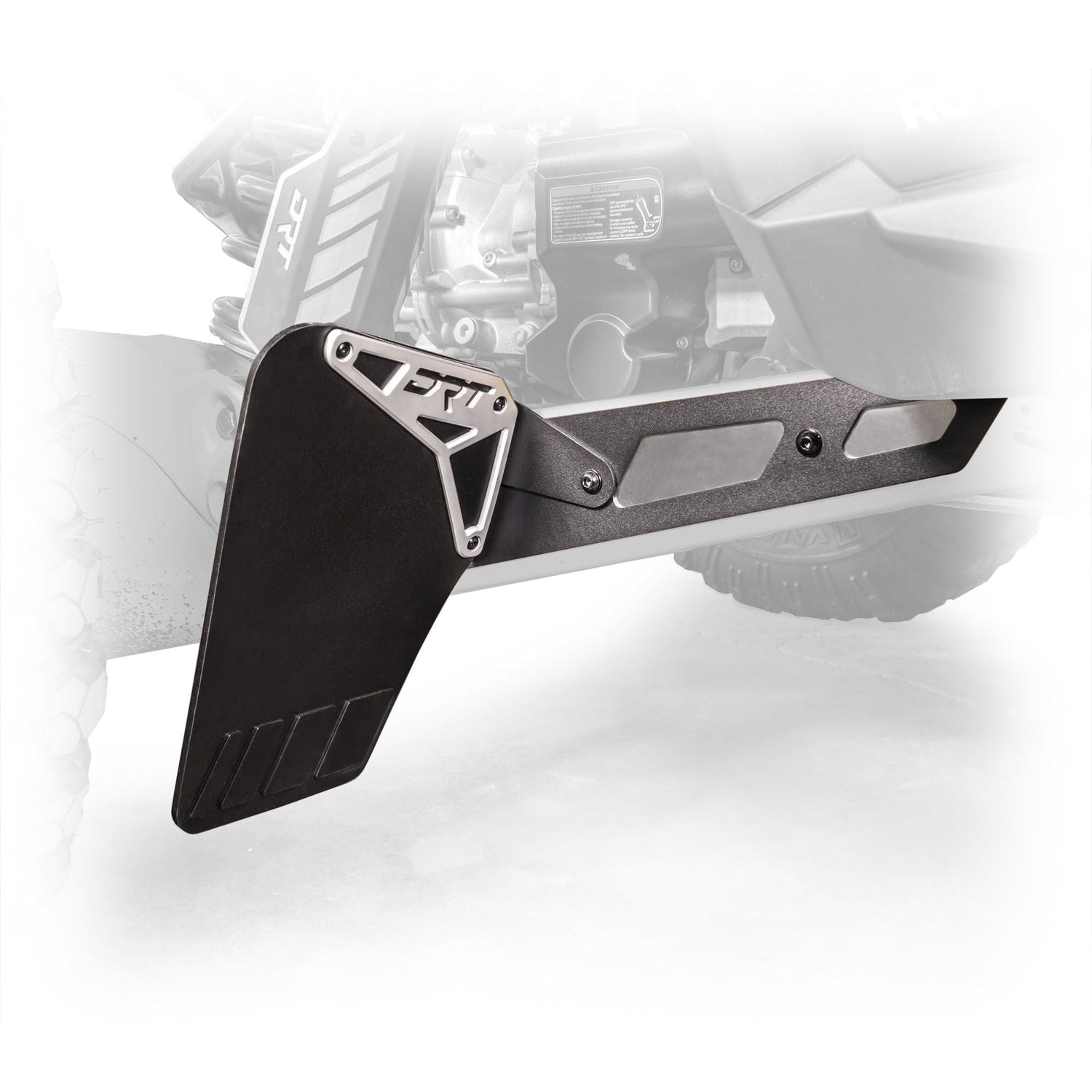 Can Am Maverick R Billet Rear Aluminum Mud/Rock Guard Kit | DRT Motorsports