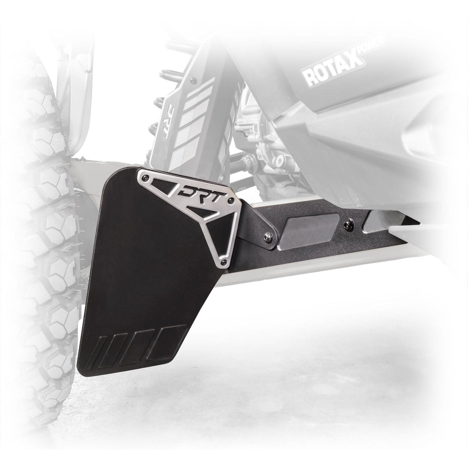 Can Am Maverick R Billet Rear Aluminum Mud/Rock Guard Kit | DRT Motorsports