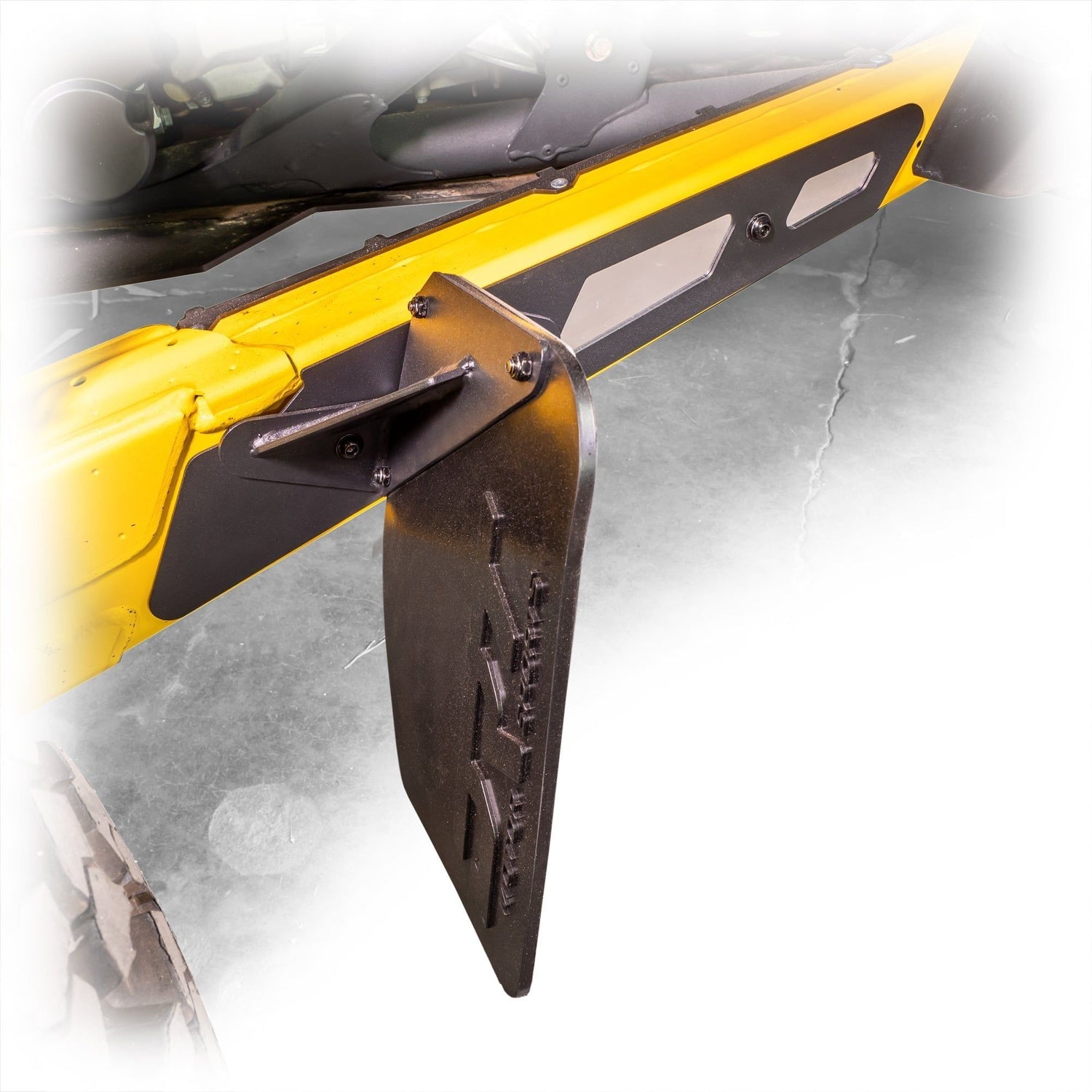 Can Am Maverick R Billet Rear Aluminum Mud/Rock Guard Kit | DRT Motorsports