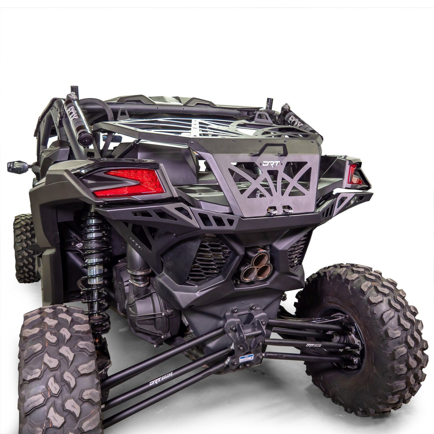 Can-Am X3 rear bumper with swing-out spare tire mount – off-road ready