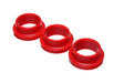 Energy Suspension Polaris RZR Motor Mount and Differential Insert Set - Red (Part #70.7011R)