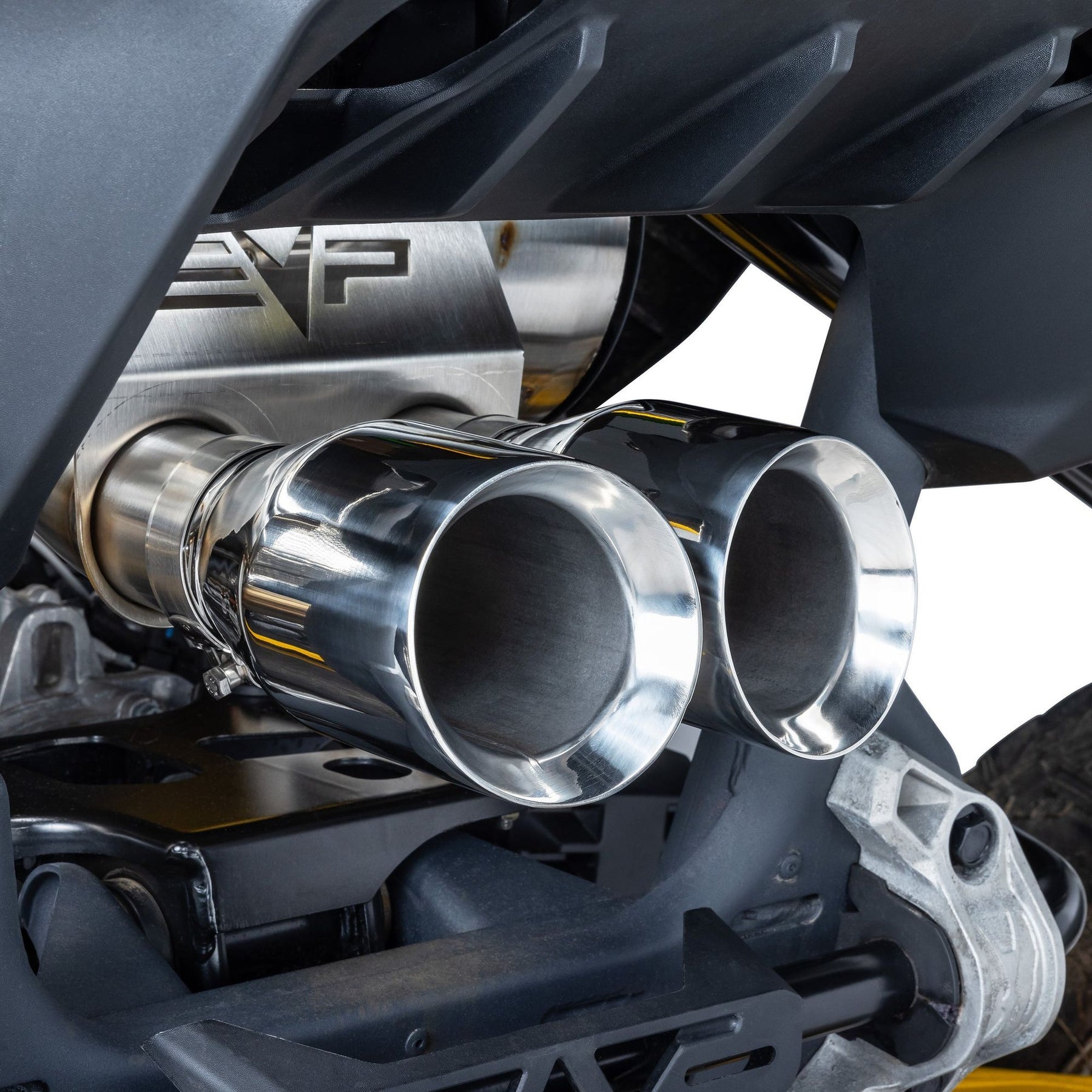 Can Am Maverick R Dynamic Twin Exit Muffler | Evolution Powersports