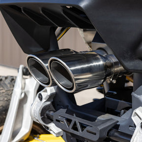 Can Am Maverick R Dynamic Twin Exit Muffler | Evolution Powersports