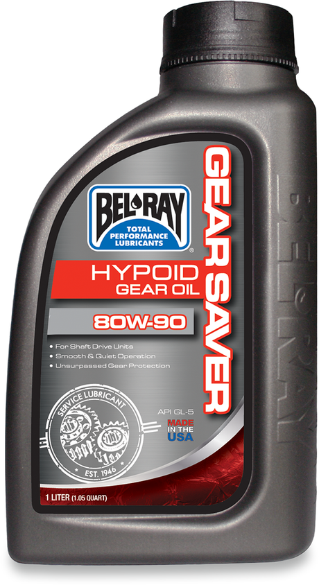 BEL-RAY Hypoid Gear Oil 80W-90 - 1L for Motorcycles and ATVs Model 99230-B1LW