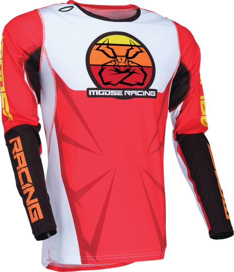 MOOSE OFFROAD Agroid Jersey - Red/Black/White - Large 2910-7913