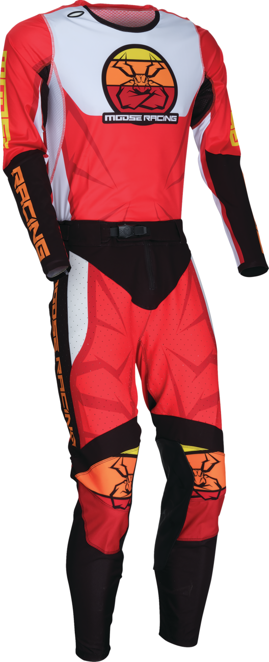 MOOSE OFFROAD Agroid Jersey - Red/Black/White - Large 2910-7913