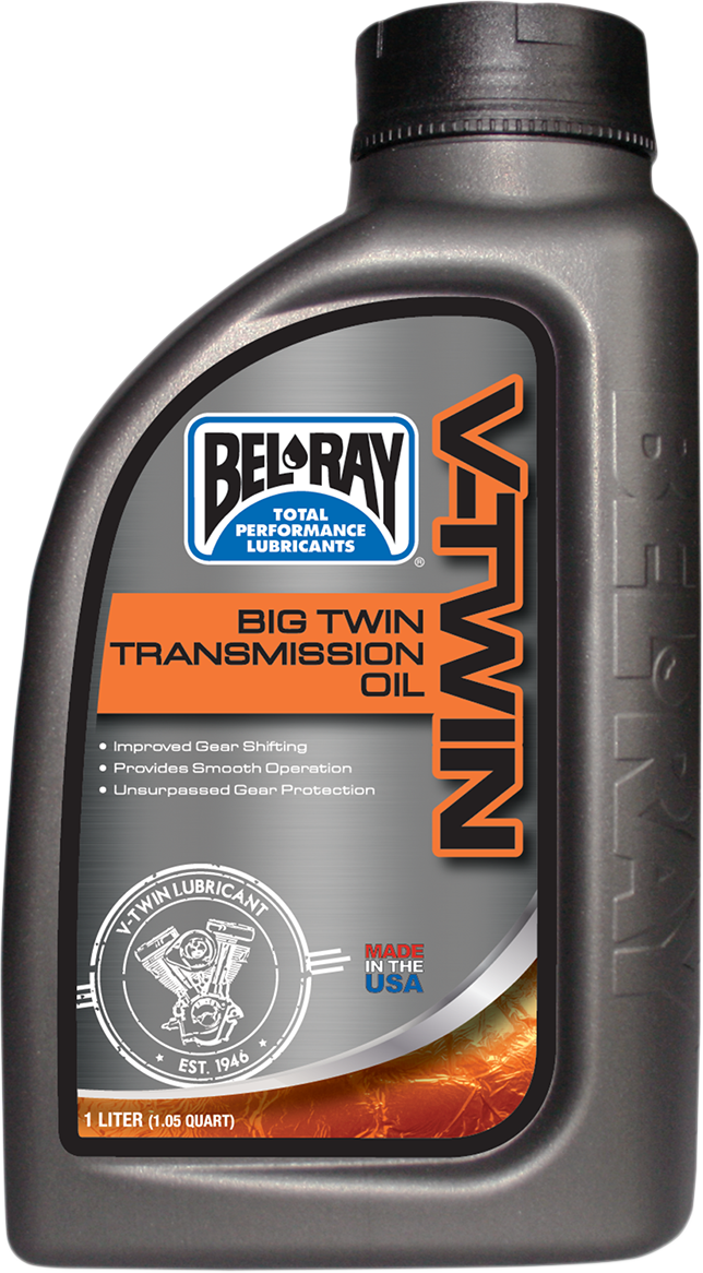 BEL-RAY Big Twin Transmission Oil 1L – Heavy-Duty Gear Oil for Harley-Davidson Big Twin Transmissions and Final Drives