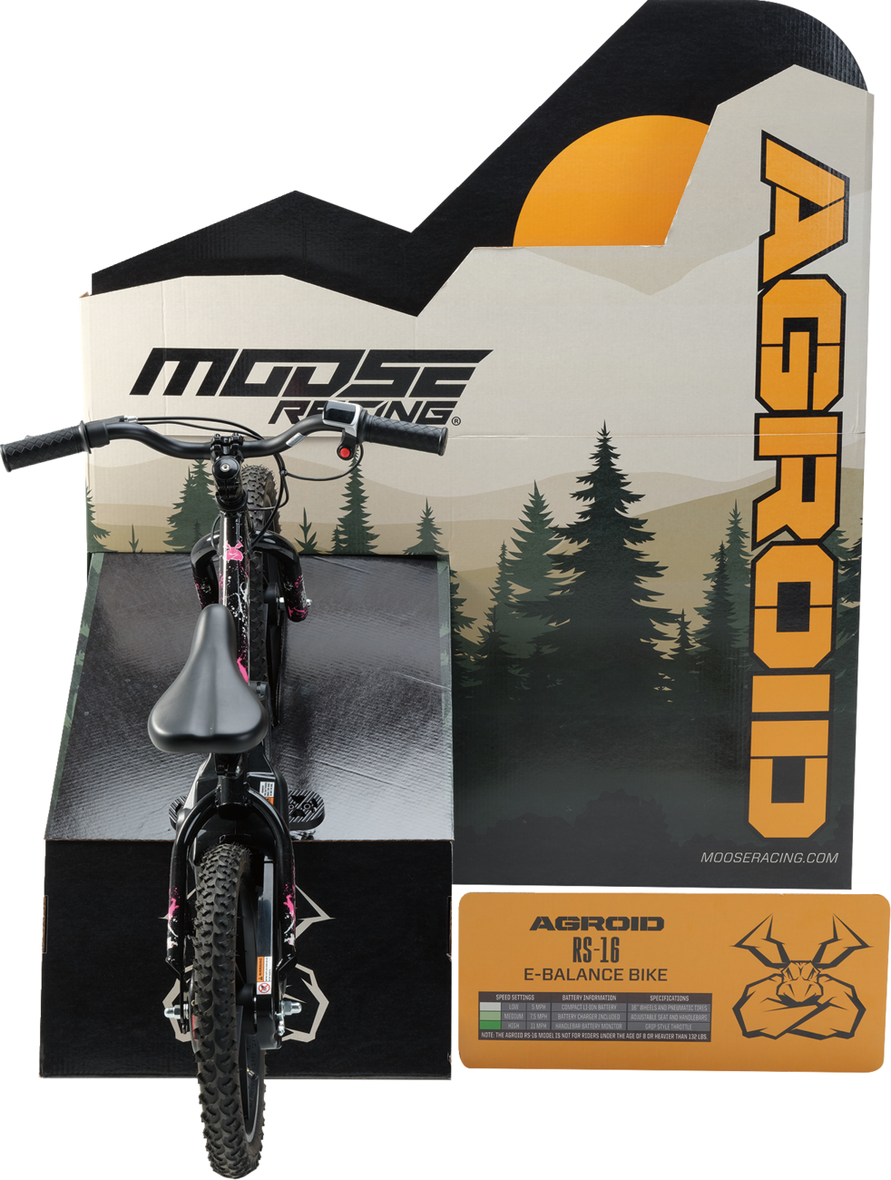 MOOSE OFFROAD Agroid RS-16 Balance E-Bike Display 8352MseDsply2023