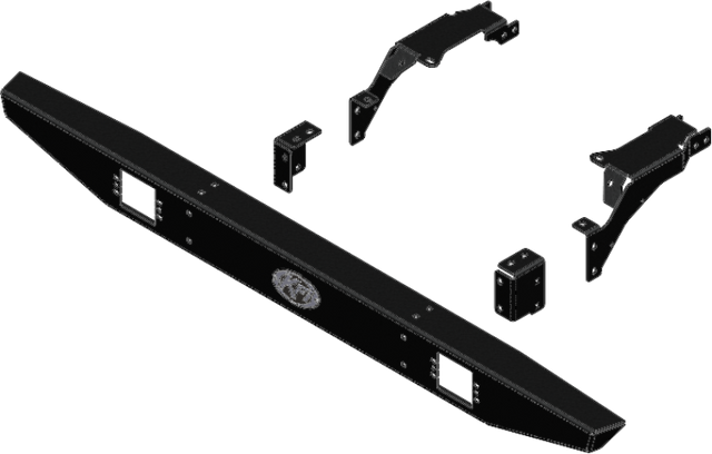 KFI 19+ Polaris Ranger XP 1000/ Crew Bumper Rear Formed