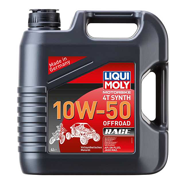 Offroad Race 4T Synthetic 10W-50 Engine Oil (4 Liter) | Liqui Moly