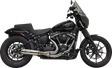 BASSANI XHAUST 2-into-1 Exhaust System with Superbike Muffler - Stainless Steel - Catalytic Converter - 49 State 1S77SSE