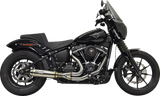 BASSANI XHAUST 2-into-1 Exhaust System with Superbike Muffler - Stainless Steel - Catalytic Converter - 49 State 1S77SSE