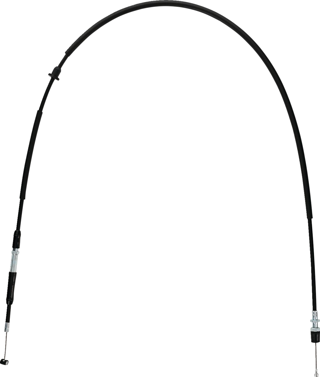 MOOSE OFFROAD Black Vinyl Throttle Cable - Stock Length - Polaris 45-1274