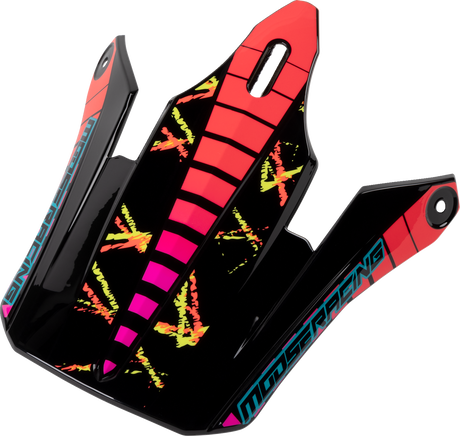 MOOSE OFFROAD Youth F.I. Peak - Vaporwave - Black/Pink 0132-1764
