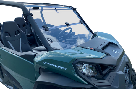 MOOSE OFFROAD Full Folding Windshield - Deluxe for Can-Am Vehicles V000292-12200M