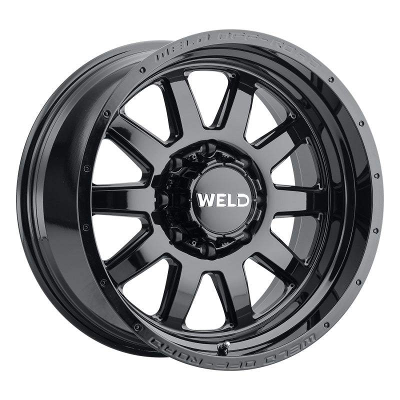 Weld Off-Road W168 20x9 Stealth Gloss Black Wheel with 6x135 and 6x139.7 Bolt Pattern