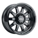 Weld Off-Road W168 20x9 Stealth Gloss Black Wheel with 6x135 and 6x139.7 Bolt Pattern