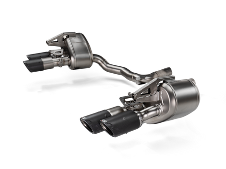 Akrapovic 2024+ Porsche Panamera Slip-On Exhaust System with Titanium Construction and Carbon Tips - Part S-PO/T/5H
