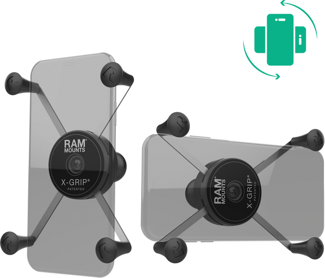 RAM Hol-UN10BRU Rotating X Grip Phone Holder for Trucks, SUVs, and Vans