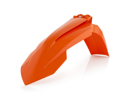 Acerbis KTM SX85/21-24 and GasGas MC85 Front Fender - 16 Inch Orange for Powersports Vehicles
