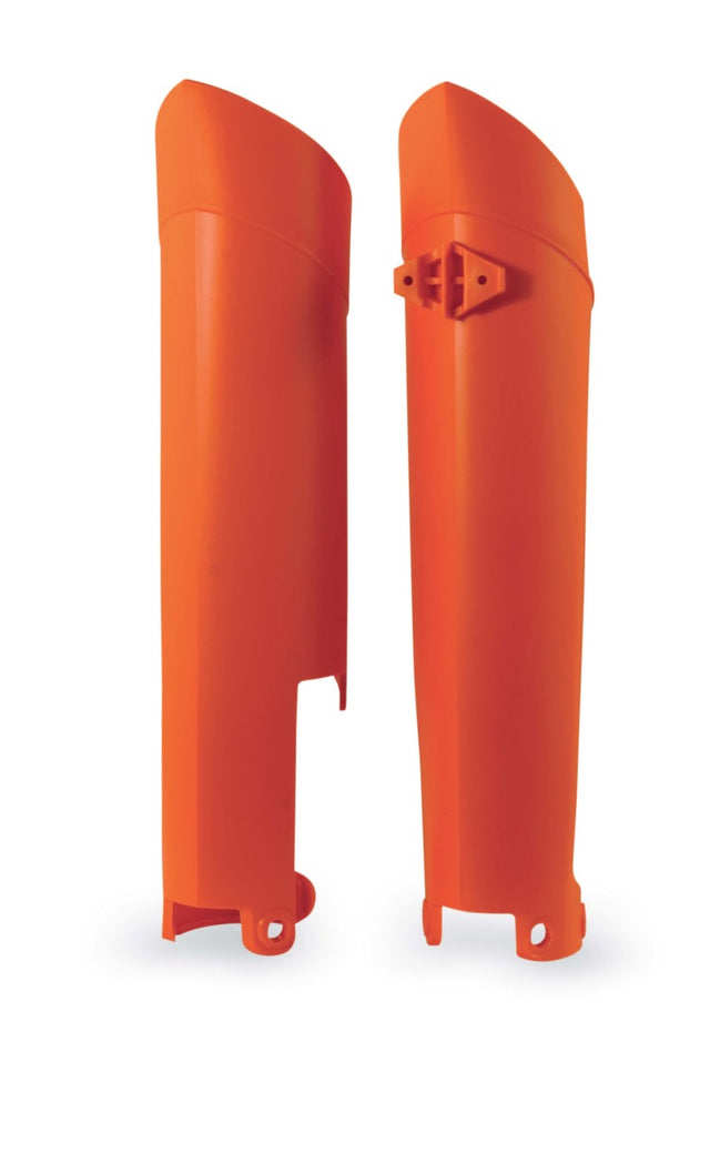 Acerbis 2113750237 Lower Fork Cover Set for KTM EXC/XC-W/XC/SX/XC-F and MX/Enduro Models (2008-2015) – Orange
