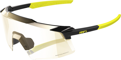 100% Aerocraft Sunglasses with Photochromic Lenses - Metallic Black - Part No. 60032-00012