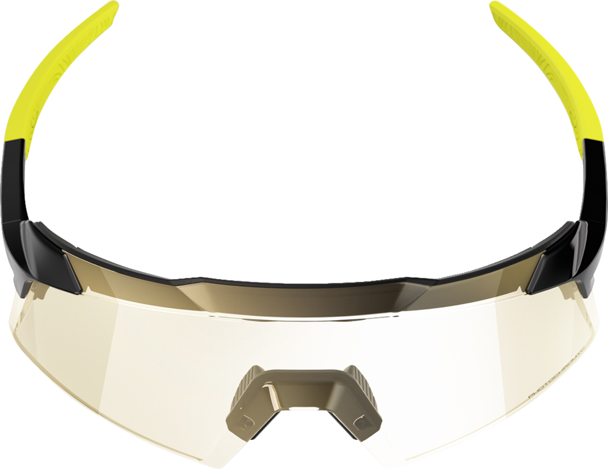 100% Aerocraft Sunglasses with Photochromic Lenses - Metallic Black - Part No. 60032-00012