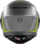 AGV Streetmodular Helmet Resia 2XL Matte Gray/Black/Yellow Fluo - Fits Motorcycle Helmets