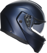 AGV Streetmodular Helmet Mono Large – Matte Blue with Pinlock® 70 MaxVision™ Visor for Street and Touring Vehicles