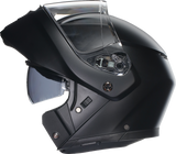 AGV Streetmodular Helmet Mono Matte Black 2XL with P/J Double Homologation and Ventilation System