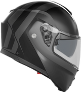 AGV Streetmodular Helmet Resia Matte Black/Gray - Small | Motorcycle Helmet with Pinlock® 70 MaxVision™ Visor and Multiple Ventilation for Street and Touring