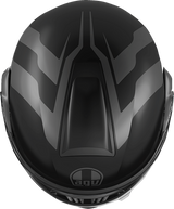 AGV Streetmodular Helmet Resia Matte Black/Gray - Small | Motorcycle Helmet with Pinlock® 70 MaxVision™ Visor and Multiple Ventilation for Street and Touring
