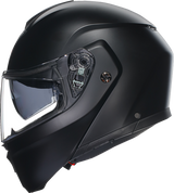 AGV Streetmodular Helmet Mono Matte Black - Medium | Fits Honda, Yamaha, Kawasaki, Suzuki, Harley-Davidson, and more