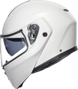 AGV Streetmodular Helmet Mono Matte White Medium - Versatile Full-Face Motorcycle Helmet with Advanced Ventilation for Street and Touring