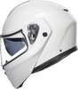 AGV Streetmodular Helmet Mono Matte White Medium - Versatile Full-Face Motorcycle Helmet with Advanced Ventilation for Street and Touring