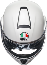 AGV Streetmodular Helmet Mono Matte White Medium - Versatile Full-Face Motorcycle Helmet with Advanced Ventilation for Street and Touring