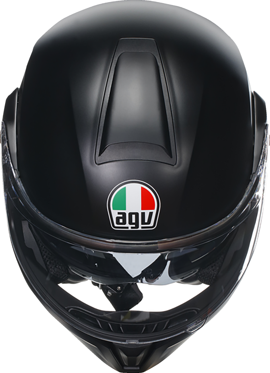 AGV Streetmodular Helmet Mono Matte Black - Medium | Fits Honda, Yamaha, Kawasaki, Suzuki, Harley-Davidson, and more