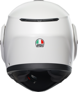 AGV Streetmodular Helmet Mono Matte White Medium - Versatile Full-Face Motorcycle Helmet with Advanced Ventilation for Street and Touring