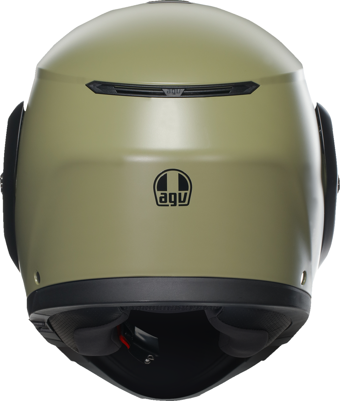 AGV Streetmodular Helmet Mono Matte Pastello Green/Black - XL (Part #2118296002010XL) with P/J Homologation for Motorcycle and Scooter