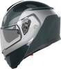 AGV Streetmodular Helmet Levico Gray/Silver XL – Motorcycle Helmet with Pinlock® 70 MaxVision™ and Multi-Density EPS