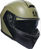 AGV Streetmodular Helmet Mono Matte Pastello Green/Black - Medium 2118296002010M with Vehicle Fitment