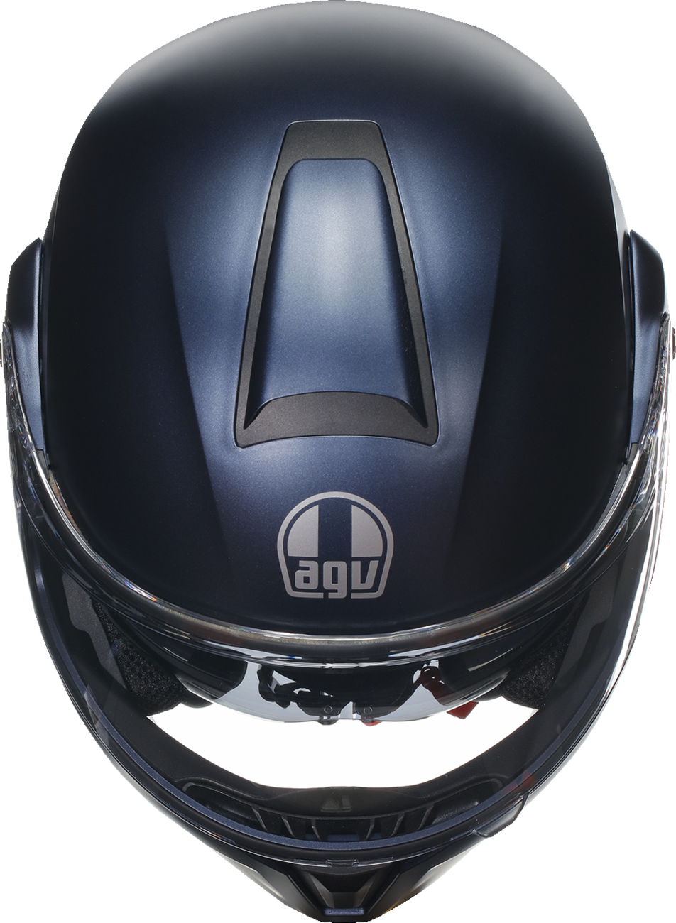 AGV Streetmodular Helmet - Mono Matte Blue 2XL with Pinlock® 70 MaxVision™ for Street and Touring Vehicles