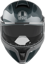 AGV Streetmodular Helmet Levico Gray/Silver Medium - Motorcycle Helmet with Multi-Density EPS and Pinlock® 70 MaxVision™