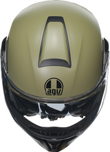 AGV Streetmodular Helmet Mono Matte Pastello Green/Black 2XL – Designed for Street and Touring Vehicles