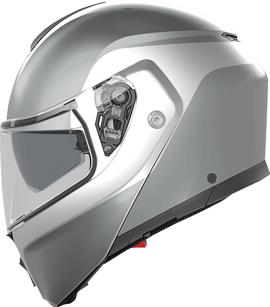 AGV Streetmodular Helmet Levico - Double Light Gray, Medium (Part #2118296002004M) for Motorcycle Riders