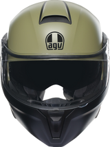 AGV Streetmodular Helmet Mono Matte Pastello Green/Black 2XL – Designed for Street and Touring Vehicles