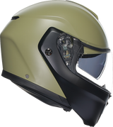 AGV Streetmodular Helmet Mono Matte Pastello Green/Black 2XL – Designed for Street and Touring Vehicles